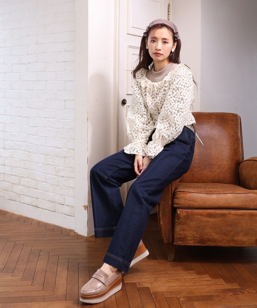 【NICE CLAUP】 マーガレットブラウス one after another NICE CLAUP（ワンアフターアナザーナイ