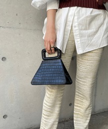 CAPRICIEUX LE'MAGE | クロコ三角バッグ(ハンドバッグ)
