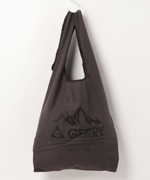 GERRY（ジェリー）の「【完売】《GERRY》パッカブル　エコバッグ（エコバッグ/サブバッグ・メンズ・チャコールグレー/キャメル・FREE）」の2枚目の写真