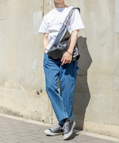 WEGO（ウィゴー）の「WEGO/フェイクレザーワンショルダートート（トートバッグ・メンズ・ブラック・FREE）」の16枚目の写真