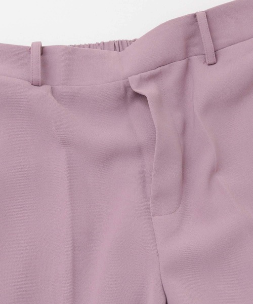 ITEMS URBANRESEARCH（アイテムズ アーバンリサーチ）の「センタープレスパンツ（その他パンツ・レディース・ブラック/ベージュ/パープル/ブルー・FREE）」の22枚目の写真