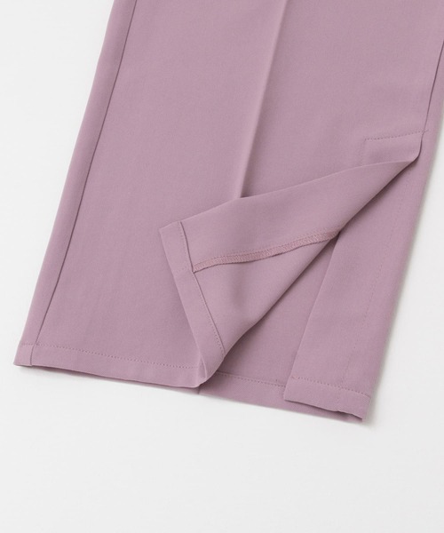 ITEMS URBANRESEARCH（アイテムズ アーバンリサーチ）の「センタープレスパンツ（その他パンツ・レディース・ブラック/ベージュ/パープル/ブルー・FREE）」の20枚目の写真