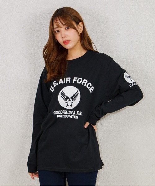 GGD（ジージーディー）の「ロゴT（Tシャツ/カットソー・レディース・ベージュ/ブラック系その他/ホワイト/ホワイト系その他/グリーン/ネイビー系/ブラック/ネイビー系1・L/M/LL）」の3枚目の写真