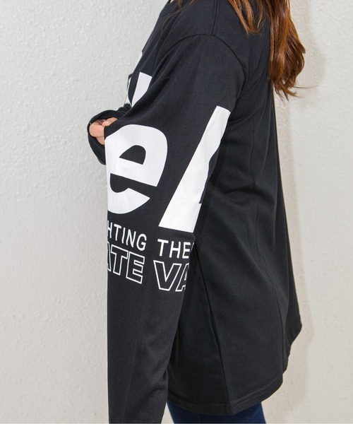 GGD（ジージーディー）の「ロゴT（Tシャツ/カットソー・レディース・ベージュ/ブラック系その他/ホワイト/ホワイト系その他/グリーン/ネイビー系/ブラック/ネイビー系1・L/M/LL）」の14枚目の写真