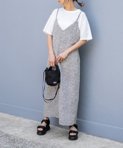 RASVOA（ラスボア）の「レオパード柄ロングキャミワンピース