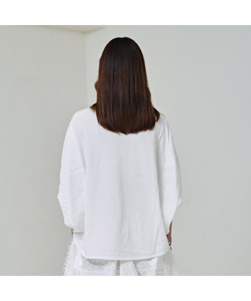 garcon la raison（ギャルソン・ラ・レゾン）の「[1-2]プルオーバー（その他トップス・レディース・オフホワイト/ブラック・2/1）」の6枚目の写真