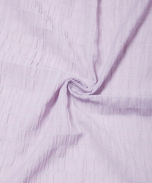 fifth calin（フィフスカラン）の「キャミ付きシースルーシャツ（シャツ/ブラウス・レディース・ホワイト/ブラック/ラベンダー・MEDIUM）」の7枚目の写真