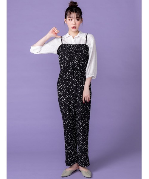 fifth calin（フィフスカラン）の「キャミ付きシースルーシャツ（シャツ/ブラウス・レディース・ホワイト/ブラック/ラベンダー・MEDIUM）」の11枚目の写真