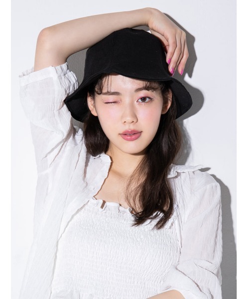 fifth calin（フィフスカラン）の「キャミ付きシースルーシャツ（シャツ/ブラウス・レディース・ホワイト/ブラック/ラベンダー・MEDIUM）」の20枚目の写真