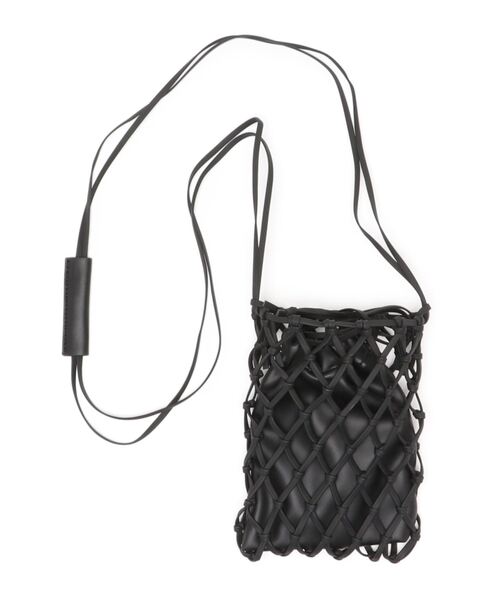 Laugoa（ラウゴア）の「LAUGOA KOEK メッシュショルダーバッグ（ショルダーバッグ・レディース・ブラック/パープル/オフホワイト/シルバーグレー・ONESIZE）」の5枚目の写真