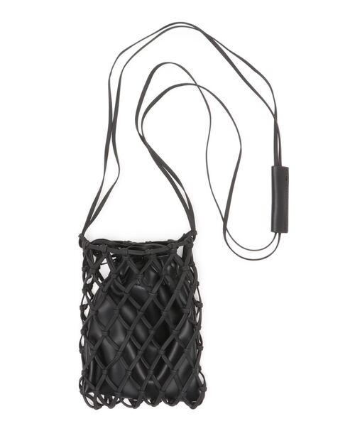 Laugoa（ラウゴア）の「LAUGOA KOEK メッシュショルダーバッグ（ショルダーバッグ・レディース・ブラック/パープル/オフホワイト/シルバーグレー・ONESIZE）」の11枚目の写真