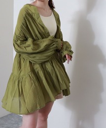 archives | シアーボイルティアードブラウス(シャツ/ブラウス)