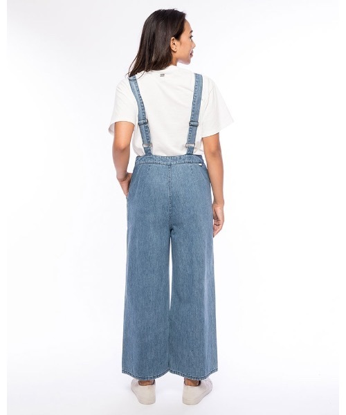 BILLABONG(ビラボン)の「BILLABONG レディース 【FOLLOW THE SUN】 PAINT BY NUMBERS デニムオールインワン【2021年春夏モデル】/ビラボンオーバーオール(つなぎ/オールインワン・レディース・ブルー・25inch/26inch)」の3枚目の写真