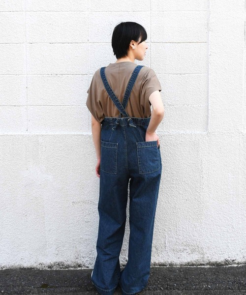 Johnbull(ジョンブル)の「【Kanoco × JOHNBULL】コラボレーションサスペンダーデニム(デニムパンツ・レディース・インディゴブルー・S/M)」の7枚目の写真