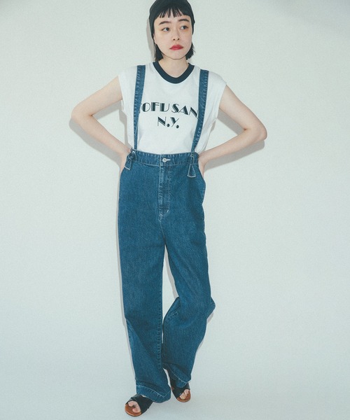Johnbull(ジョンブル)の「【Kanoco × JOHNBULL】コラボレーションサスペンダーデニム(デニムパンツ・レディース・インディゴブルー・S/M)」の13枚目の写真