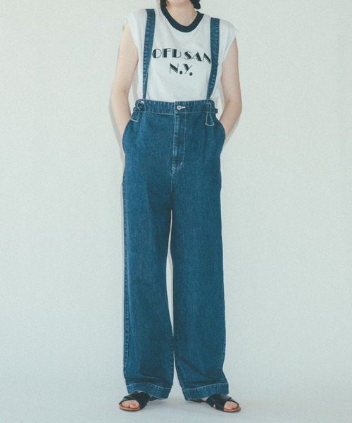 Johnbull(ジョンブル)の「【Kanoco × JOHNBULL】コラボレーションサスペンダーデニム(デニムパンツ・レディース・インディゴブルー・S/M)」の21枚目の写真
