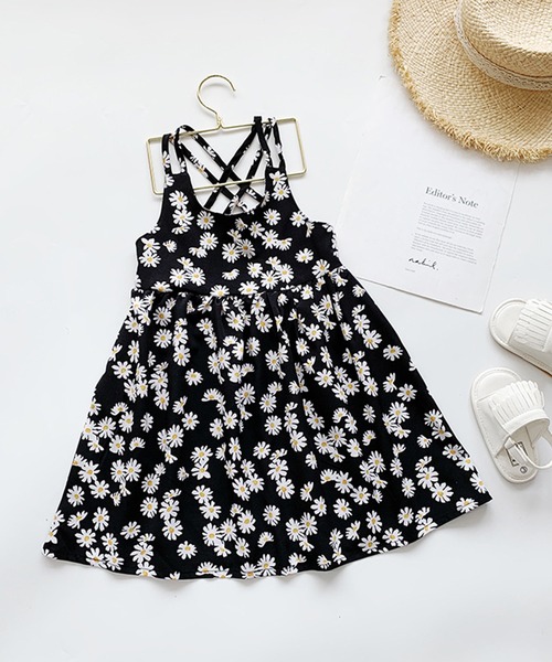 Aimoha Kids 春夏 韓国子供服 デイジー柄キャミソールワンピース ワンピース Aimoha アイモハ のファッション 新作 Aimoha Kids 春夏 韓国子供服 デイジー柄キャミソールワンピース ワンピース Aimoha アイモハ のファッション 新作