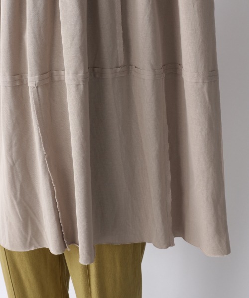 JEANASIS（ジーナシス）の「キョウネンティアードプルオーバー/943476（Tシャツ/カットソー・レディース・ホワイト/ブラック/ベージュ・FREE）」の5枚目の写真