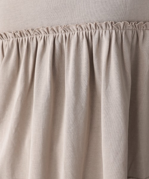 JEANASIS（ジーナシス）の「キョウネンティアードプルオーバー/943476（Tシャツ/カットソー・レディース・ホワイト/ブラック/ベージュ・FREE）」の13枚目の写真