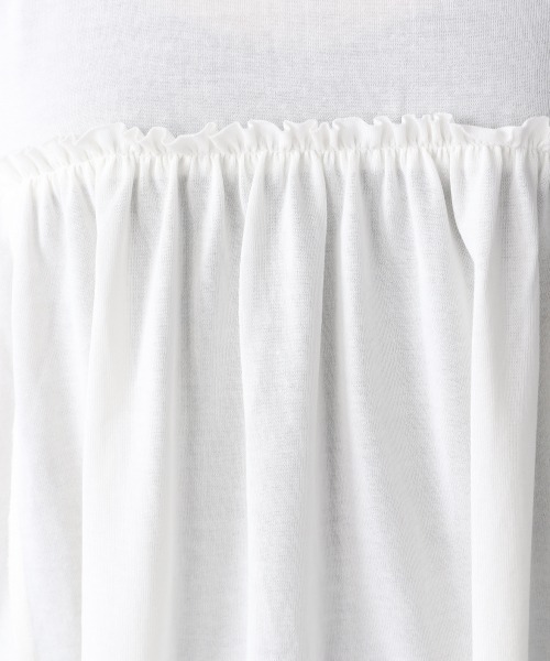 JEANASIS（ジーナシス）の「キョウネンティアードプルオーバー/943476（Tシャツ/カットソー・レディース・ホワイト/ブラック/ベージュ・FREE）」の7枚目の写真