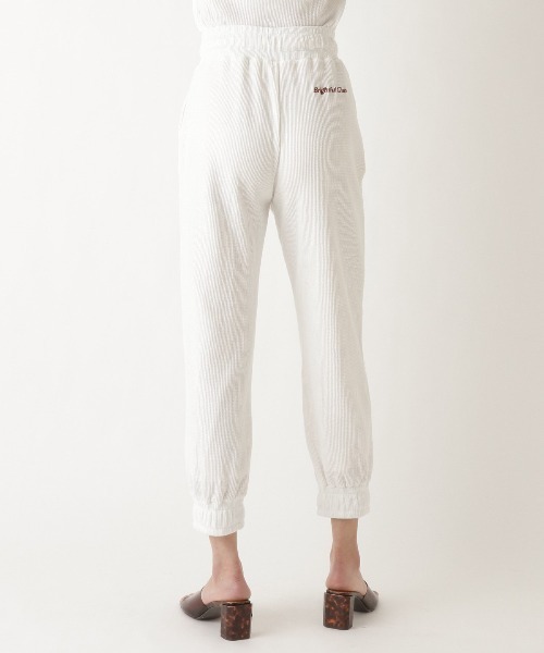REDYAZEL（レディアゼル）の「バックロゴ刺繍入りワッフルリラックスパンツ（その他パンツ・レディース・オフホワイト/グレー・FREE）」の14枚目の写真