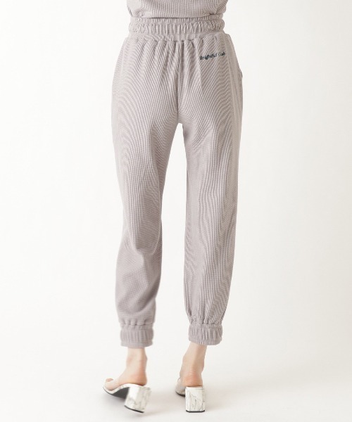 REDYAZEL（レディアゼル）の「バックロゴ刺繍入りワッフルリラックスパンツ（その他パンツ・レディース・オフホワイト/グレー・FREE）」の10枚目の写真