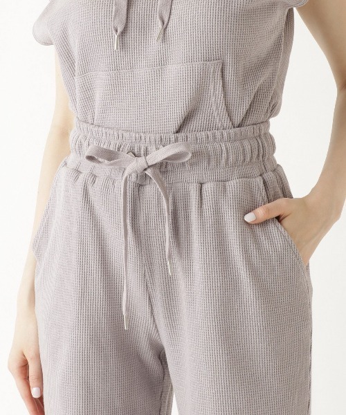 REDYAZEL（レディアゼル）の「バックロゴ刺繍入りワッフルリラックスパンツ（その他パンツ・レディース・オフホワイト/グレー・FREE）」の19枚目の写真