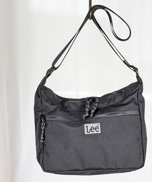 【 】大活躍★ロゴ入り ナイロン ショルダーバッグ Lee/リー 撥水ナイロン ロゴ入り ショルダーバッグ（ショルダー