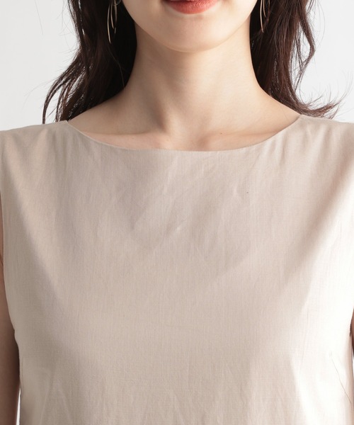 Andemiu(アンデミュウ)の「リネンワンピース951770(ワンピース・レディース・ブラウン/アイボリー・FREE)」の19枚目の写真