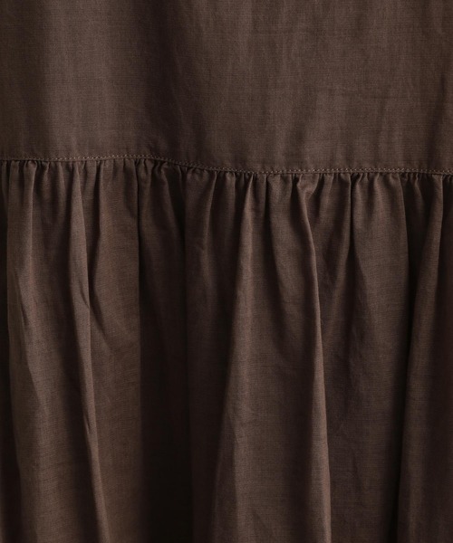 Andemiu(アンデミュウ)の「リネンワンピース951770(ワンピース・レディース・ブラウン/アイボリー・FREE)」の15枚目の写真