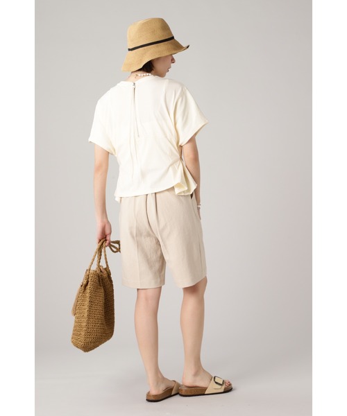 ROSE BUD(ローズバッド)の「サイドホックTシャツ(Tシャツ/カットソー・レディース・グレー/オレンジ/ホワイト・FREE)」の11枚目の写真