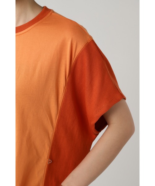 ROSE BUD(ローズバッド)の「サイドホックTシャツ(Tシャツ/カットソー・レディース・グレー/オレンジ/ホワイト・FREE)」の15枚目の写真