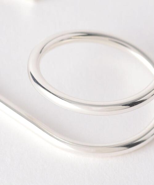 BEAUTY&YOUTH UNITED ARROWS(ビューティーアンドユースユナイテッドアローズ)の「<BYOKA>AROUNDダブルリング/SILVER950 Ψ ¨(リング・レディース・シルバー・13/11)」の4枚目の写真