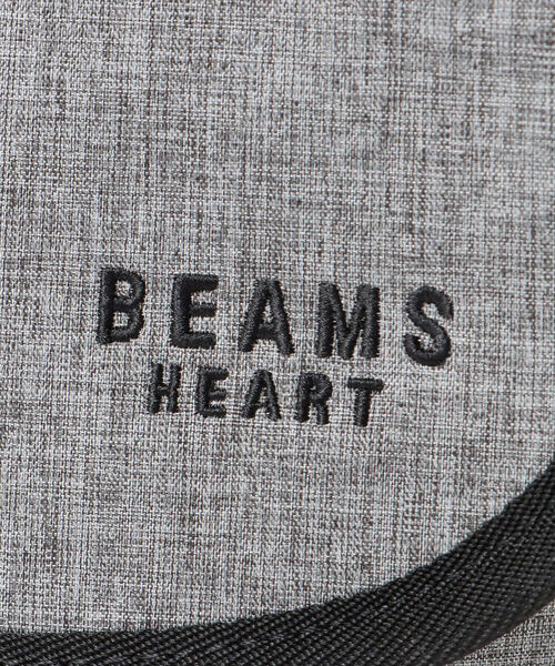 BEAMS HEART(ビームスハート)の「BEAMS HEART / ポリエステル 杢素材 ミニ メッセンジャーバッグ(ショルダーバッグ・メンズ・ブラック/グレー・ONE SIZE)」の15枚目の写真