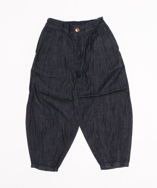 Lee（リー）の「Lee/リー　ミリタリー　タックバギー　テーパードパンツ（デニムパンツ・キッズ・ベージュ/オレンジ/インディゴブルー/カモフラージュ/アーミー/ワンウォッシュ・100/110/120/130/140/150）」の4枚目の写真