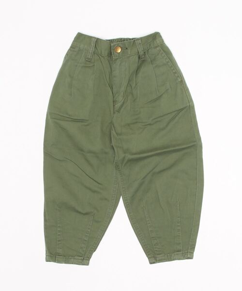 Lee（リー）の「Lee/リー　ミリタリー　タックバギー　テーパードパンツ（デニムパンツ・キッズ・ベージュ/オレンジ/インディゴブルー/カモフラージュ/アーミー/ワンウォッシュ・100/110/120/130/140/150）」の21枚目の写真