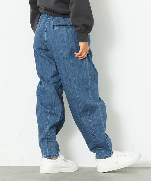 Lee（リー）の「Lee/リー　ミリタリー　タックバギー　テーパードパンツ（デニムパンツ・キッズ・ベージュ/オレンジ/インディゴブルー/カモフラージュ/アーミー/ワンウォッシュ・100/110/120/130/140/150）」の18枚目の写真