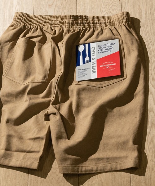 JOHN'S CLOSET（ジョンズクローゼット）の「【i】ツイル/デニム シェフショーツ（デニムパンツ・メンズ・ホワイト/ネイビー/ブラック/ベージュ/ライトブルー/ワンウォッシュ/パープル/オリーブ・LARGE/MEDIUM/X-LARGE/SMALL）」の4枚目の写真