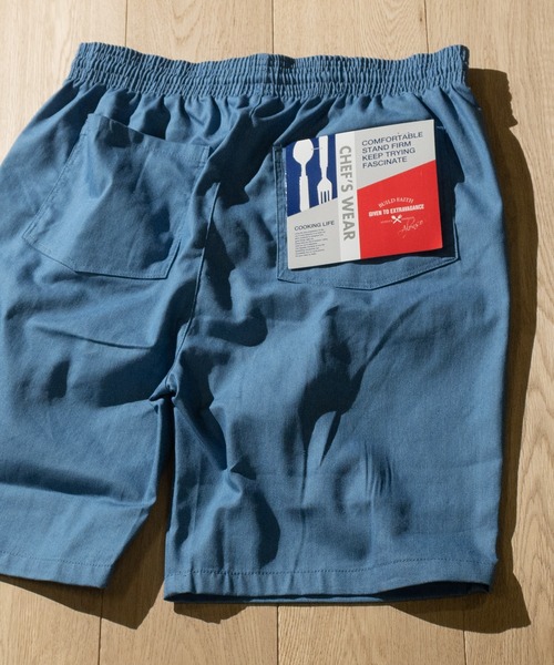 JOHN'S CLOSET（ジョンズクローゼット）の「【i】ツイル/デニム シェフショーツ（デニムパンツ・メンズ・ホワイト/ネイビー/ブラック/ベージュ/ライトブルー/ワンウォッシュ/パープル/オリーブ・LARGE/MEDIUM/X-LARGE/SMALL）」の6枚目の写真