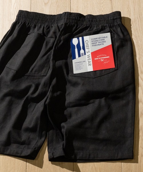 JOHN'S CLOSET（ジョンズクローゼット）の「【i】ツイル/デニム シェフショーツ（デニムパンツ・メンズ・ホワイト/ネイビー/ブラック/ベージュ/ライトブルー/ワンウォッシュ/パープル/オリーブ・LARGE/MEDIUM/X-LARGE/SMALL）」の3枚目の写真