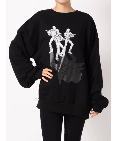 セール ブランド古着 スウェットカットソー 攻殻機動隊コラボ スウェット Jouetie ジュエティ のファッション通販 Zozoused