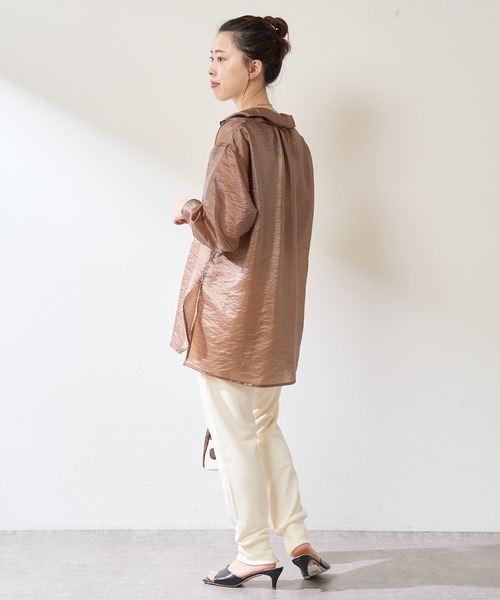 SHENERY（シーナリー）の「裾スリットスウェットパンツ（スウェットパンツ・レディース・オフホワイト/グリーン・FREE）」の19枚目の写真