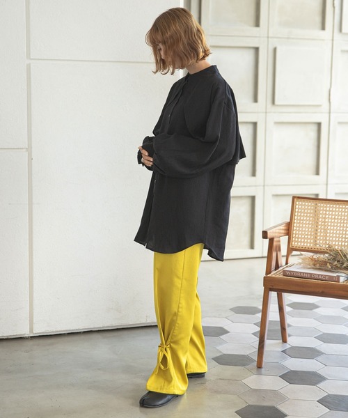 rectangle（レクタングル）の「2WAYセミフレアカラーパンツ（スラックス・レディース・レッド/グリーン/ブルー・LARGE/MEDIUM）」の14枚目の写真