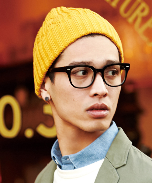 WEGO(ウィゴー)の「WEGO/ケーブルニットキャップ(ニットキャップ/ビーニー・メンズ・杢グレー/グリーン/イエロー/ワイン/ネイビー・FREE)」の12枚目の写真