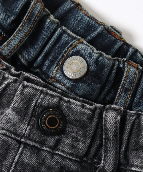 F.O.U（エフオーユー）の「5ポケットスリムテーパードデニム 10分丈（その他パンツ・キッズ・ブラック/ネイビー/ブルー・100/110/120/130/140）」の12枚目の写真