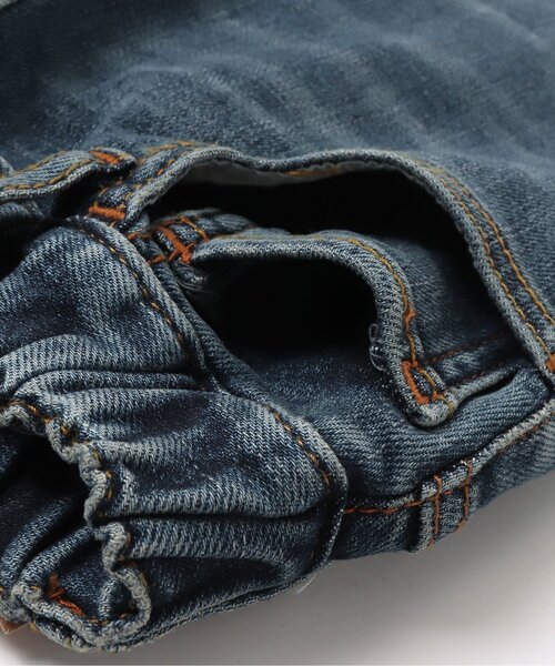 F.O.U（エフオーユー）の「5ポケットスリムテーパードデニム 10分丈（その他パンツ・キッズ・ブラック/ネイビー/ブルー・100/110/120/130/140）」の7枚目の写真