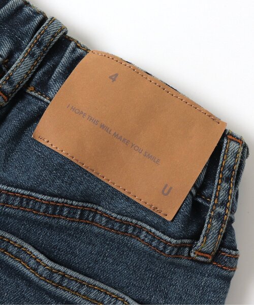 F.O.U（エフオーユー）の「5ポケットスリムテーパードデニム 10分丈（その他パンツ・キッズ・ブラック/ネイビー/ブルー・100/110/120/130/140）」の6枚目の写真
