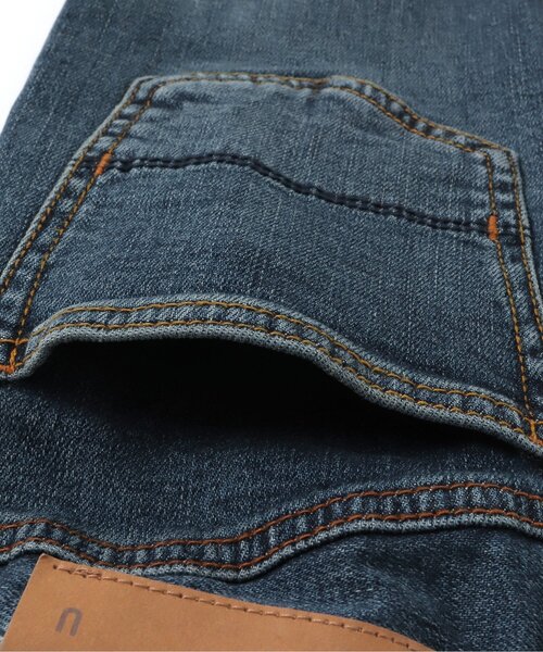 F.O.U（エフオーユー）の「5ポケットスリムテーパードデニム 10分丈（その他パンツ・キッズ・ブラック/ネイビー/ブルー・100/110/120/130/140）」の4枚目の写真