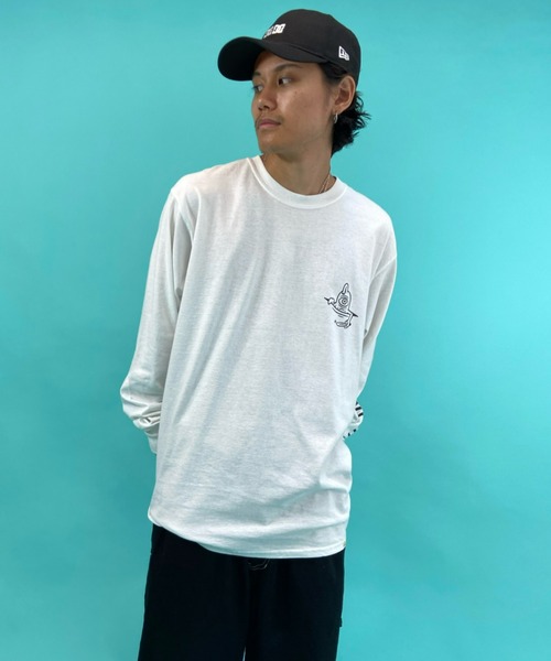 TOY　MACHINE（トイ　マシーン）の「【ムラサスポーツ別注】TOY MACHINE/トイマシーン ビッグシルエット　バックプリントロンT MTMFBLT1（Tシャツ/カットソー・メンズ・グリーン/ホワイト/ブラック・L/M/XL）」の22枚目の写真