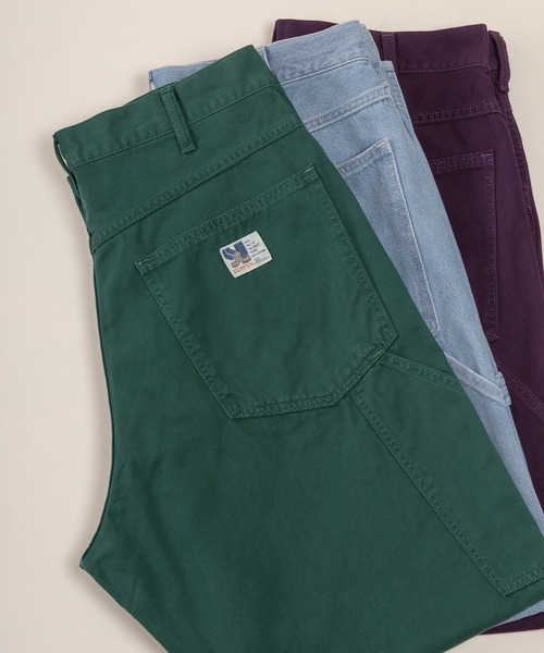 EDWIN(エドウィン)の「【EDWIN/エドウィン】STEPMARK ワイドペインターパンツ/スケーターパンツ/カラーパンツ/ユニセックス(デニムパンツ・メンズ・ブラック/パープル/レッド/ベージュ/グリーン/マスタード/オレンジ/ブルー系その他/ダークインディゴブルー/ライトインディゴブルー・S/M/L/XL)」の1枚目の写真